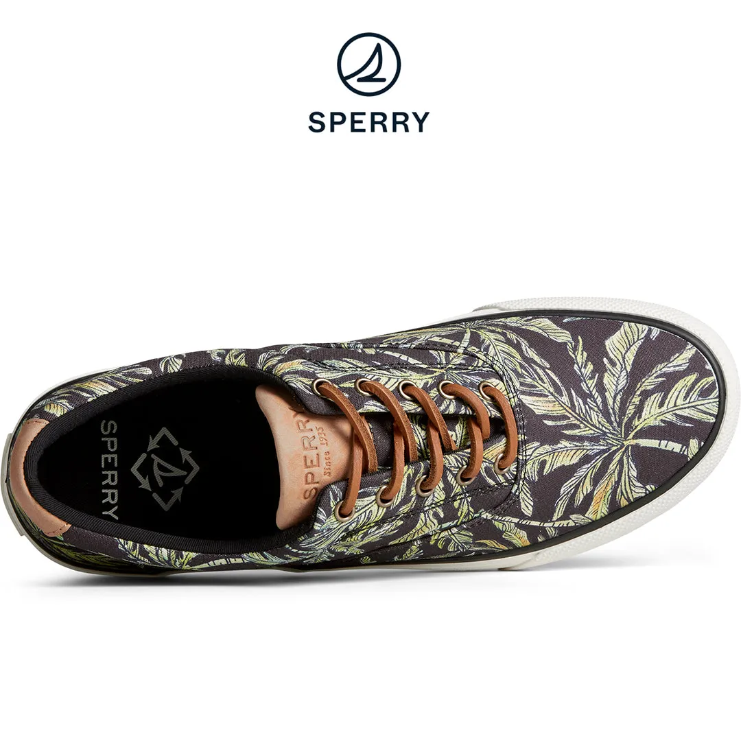 Men's SeaCycled™ Striper II Palm Sneaker Black (STS25131)