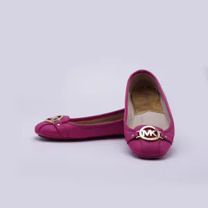 Michael Kors Faux Saffiano Leather Moc Pumps