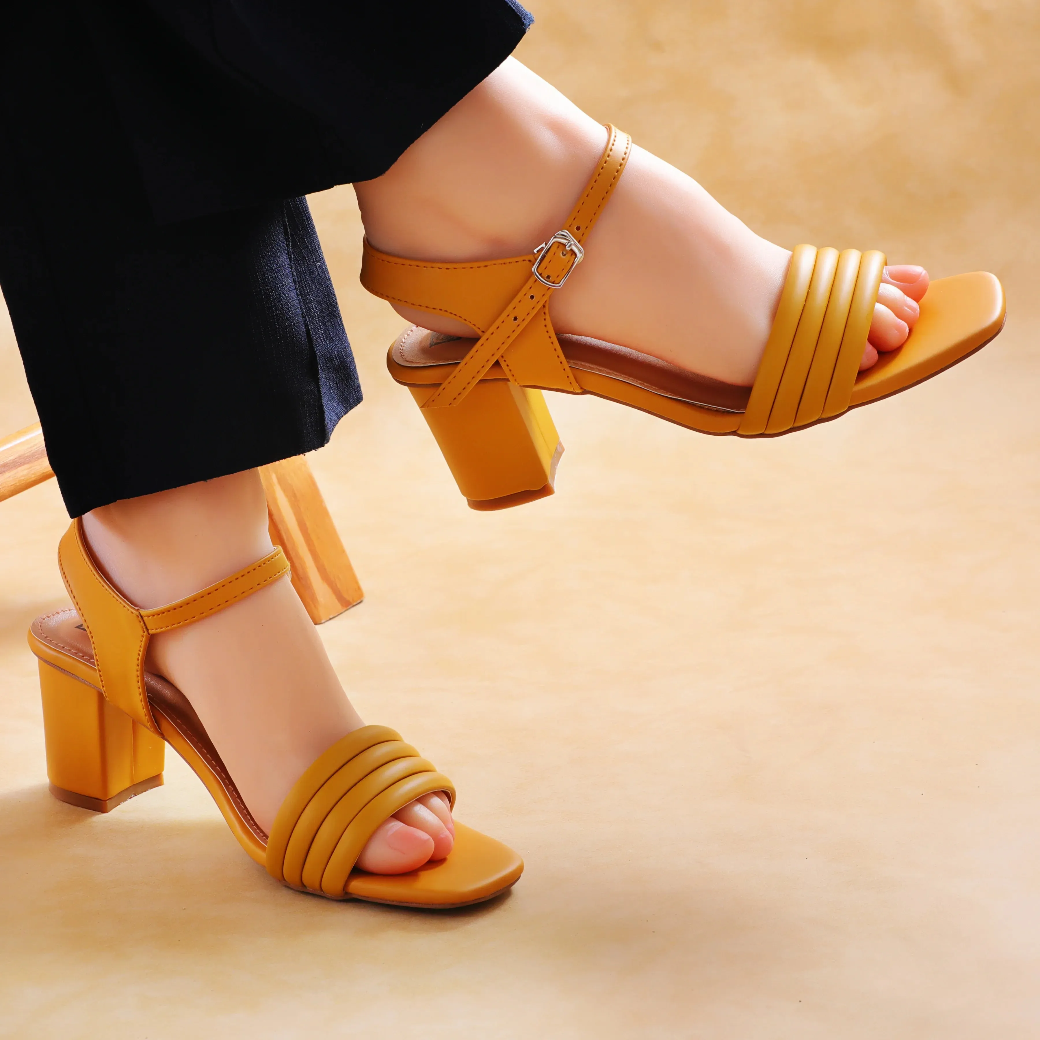 Narma Yellow Women Sandal