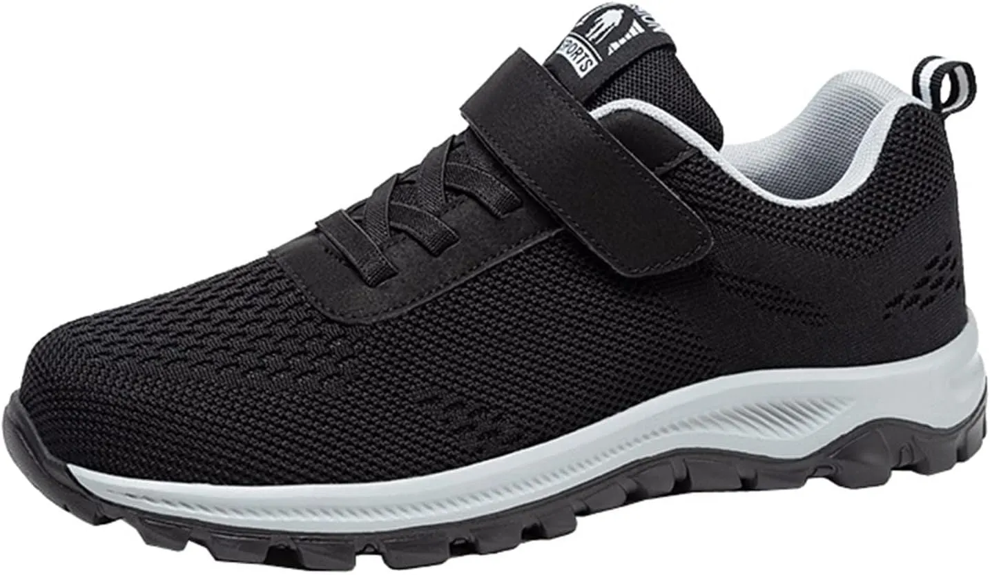 Outdoor Jogging Sneakers for Men Lightweight Sport Gym Jogging Walking Sneaker Breathable Lace Up Shoes for Men