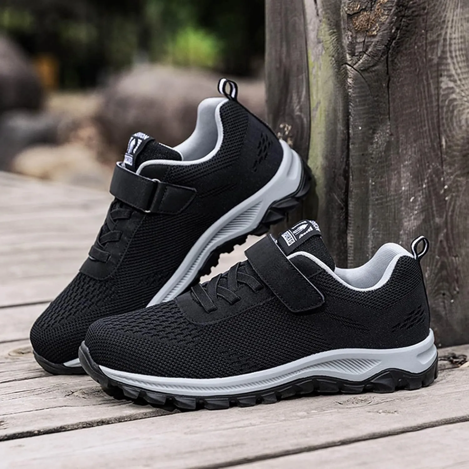 Outdoor Jogging Sneakers for Men Lightweight Sport Gym Jogging Walking Sneaker Breathable Lace Up Shoes for Men