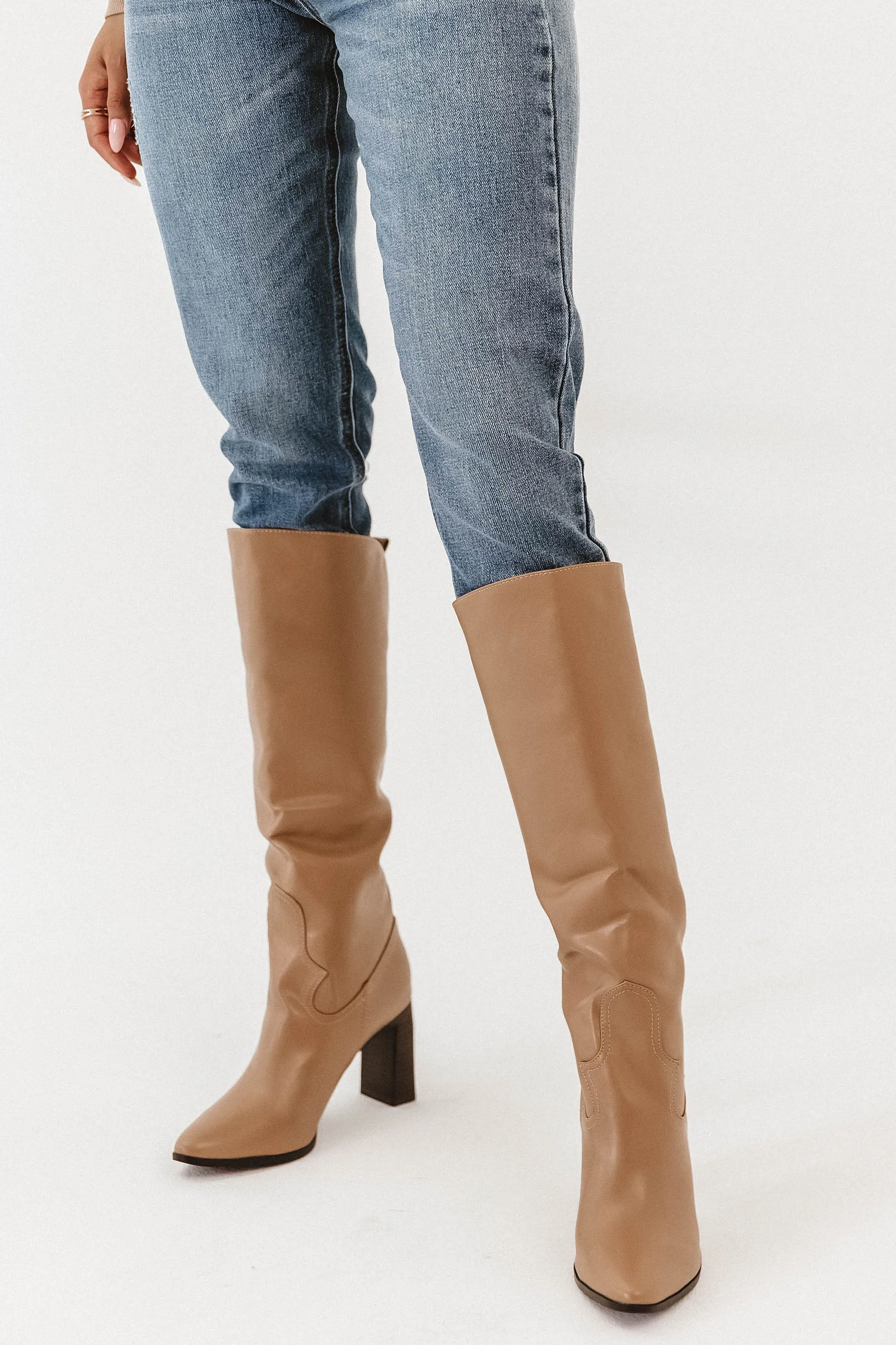 Retta Boots in Camel - FINAL SALE