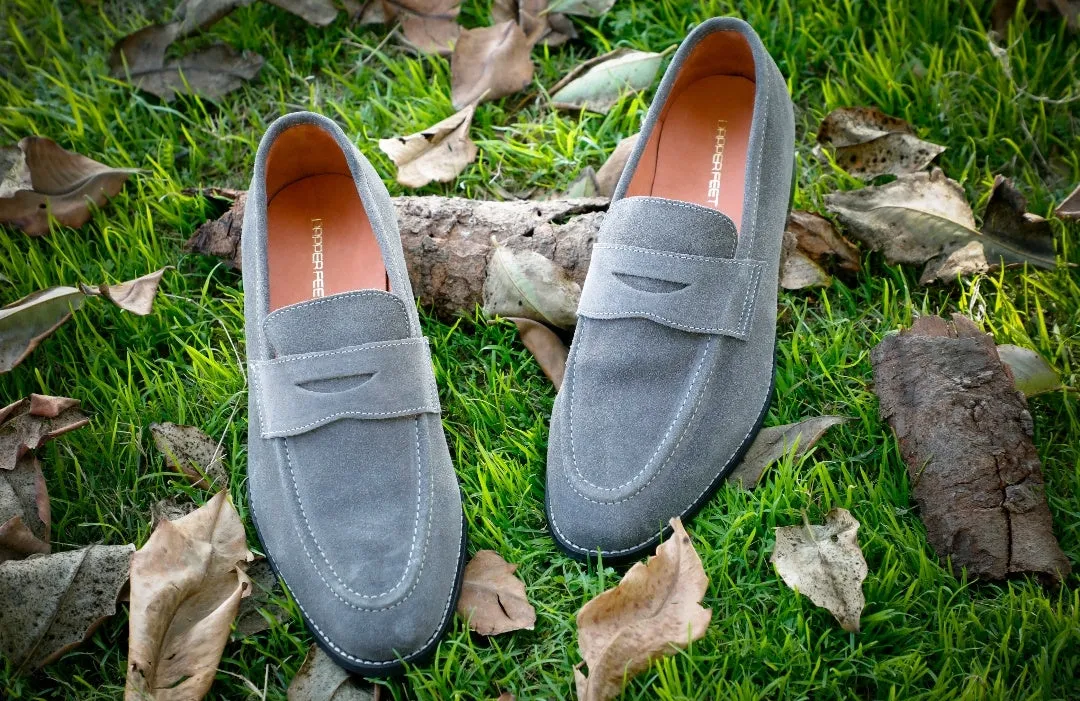 Rodio Suede Loafers - Grey
