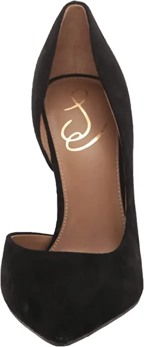 Sam Edelman Delores Black Pointed Toe Stiletto Heel Slip On Fashion Dress Pumps