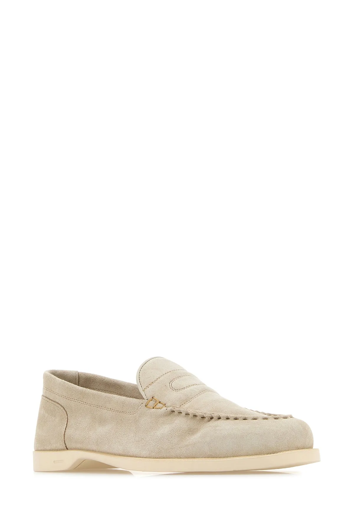 Sand suede Pace loafers