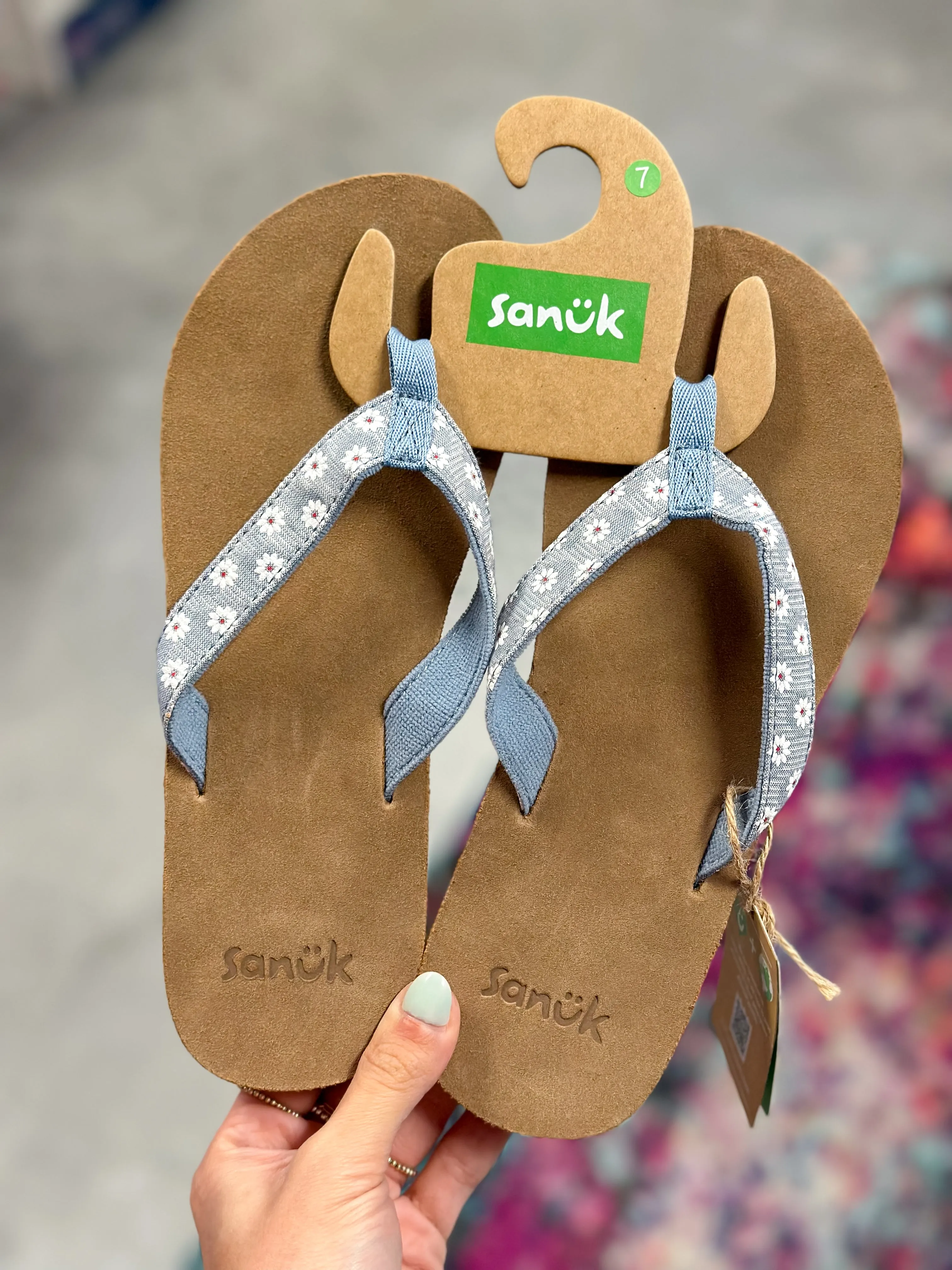 Sanuk Happy Placer Daisy Sandal