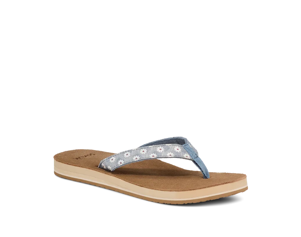 Sanuk Happy Placer Daisy Sandal