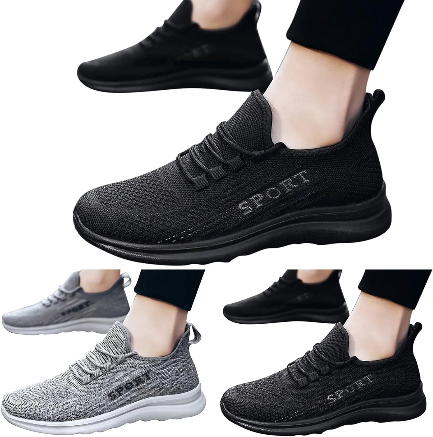 Shoes for Men Soft Cushions Athletic Fashion Simple Outdoor Traveling Workout Mens Sneaker