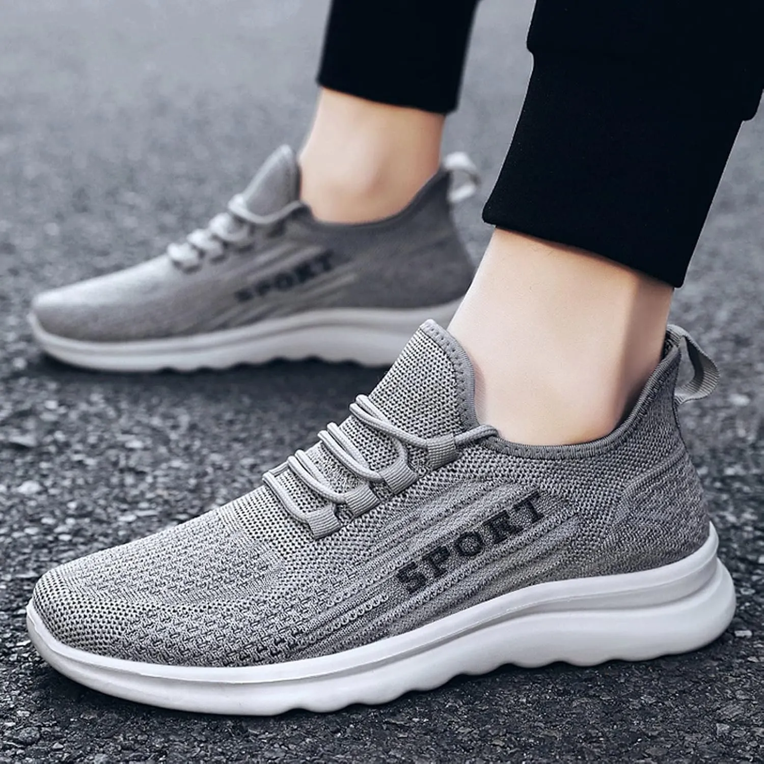 Shoes for Men Soft Cushions Athletic Fashion Simple Outdoor Traveling Workout Mens Sneaker