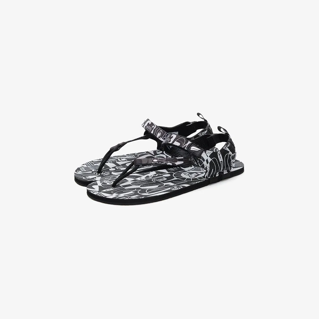 Tapak X Abenk Alter Barefoot Flip Flops - Black Light