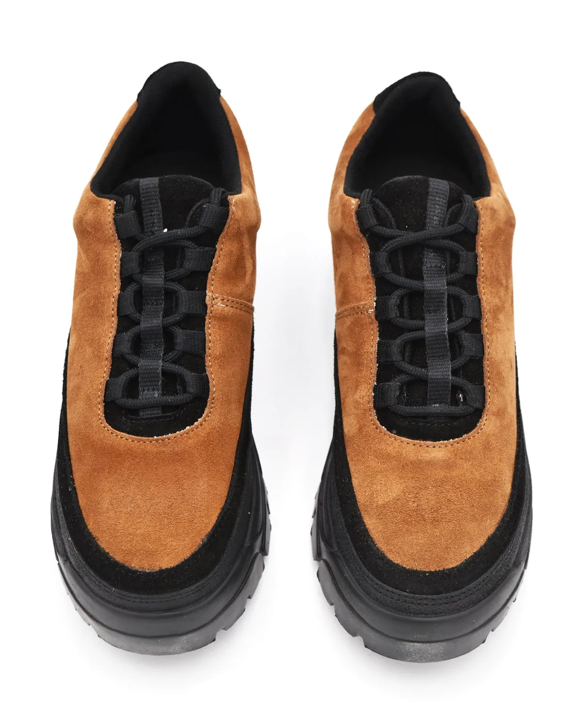 Tarvas Easy Hiker Cognac Suede Sneaker