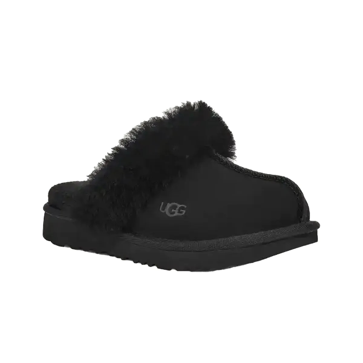 UGG Kids Cozy II Slippers 1019065K-BLK Black