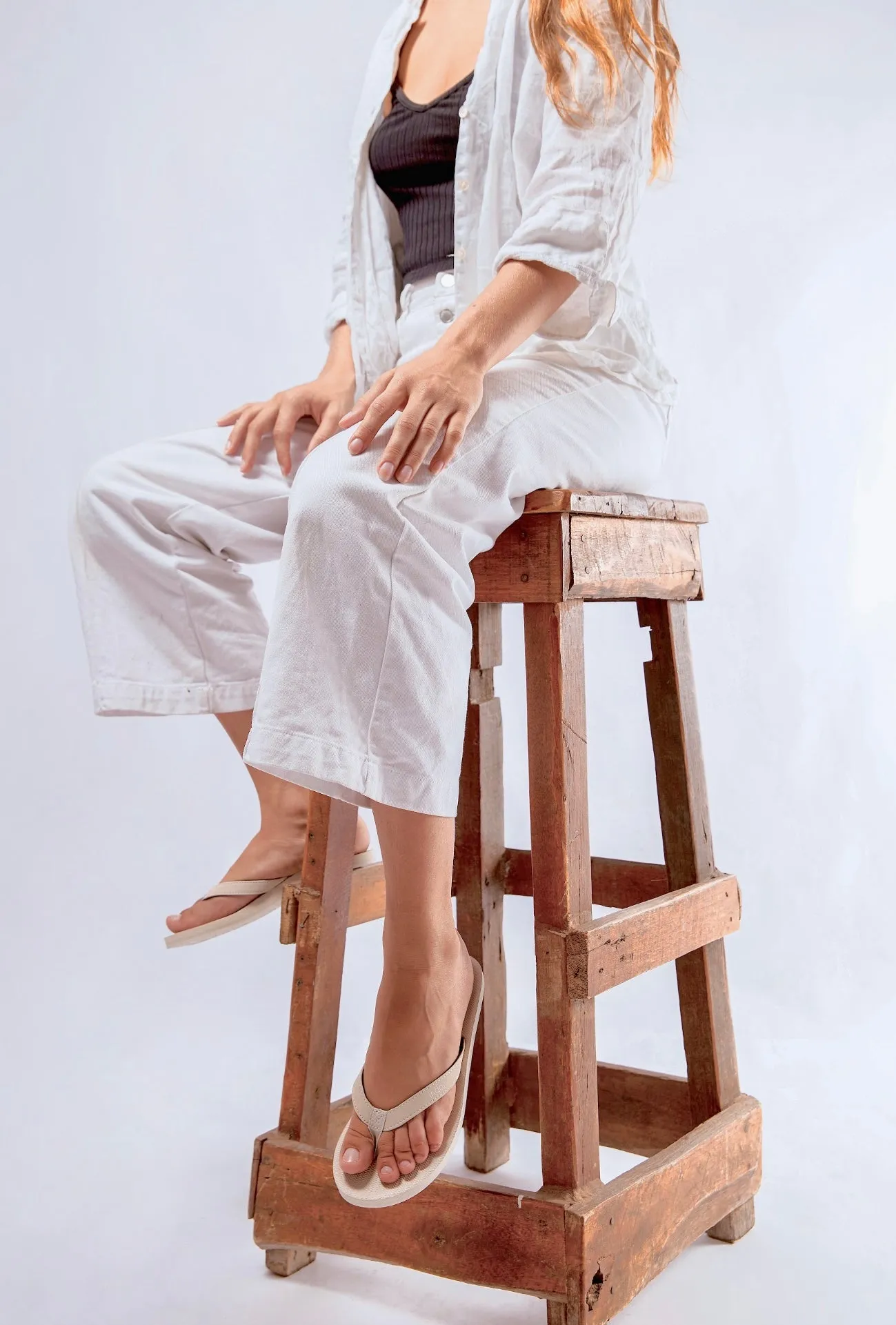 Women's Flip Flops Essntls - Sea Salt/Sea Salt Sole