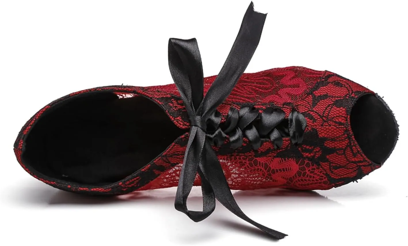 Women's Peep Toe Synthetic Ballroom Morden Tango Party Wedding Practice Professional Dance Shoes