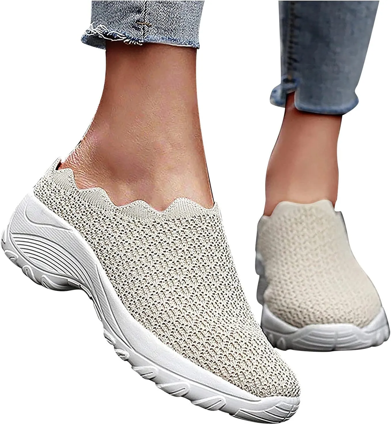 Womens Tennis Shoes Casual Walking Shoes for Women Fashion Sneakers for Women Mesh Lightweight Sneaker for Work